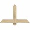 Ekena Millwork Eugene Rough Sawn Timber Gable Bracket, Douglas Fir, 36"W x 23"H x 4"D x 4"F, 15/12 Pitch GBW036X23X0404EUG00RDF - alternate 1
